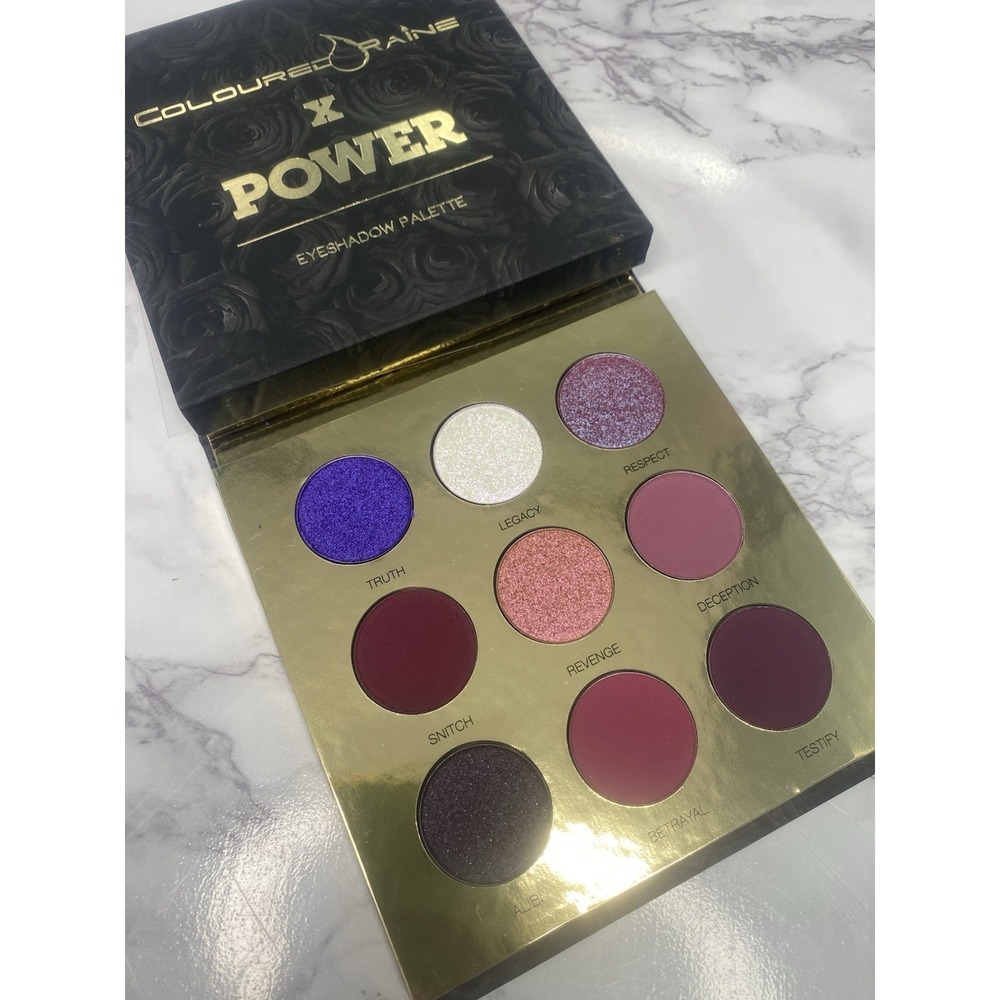 Coloured Raine X Power Eyeshadow Palette – New – Discontinued – Purple Tones
